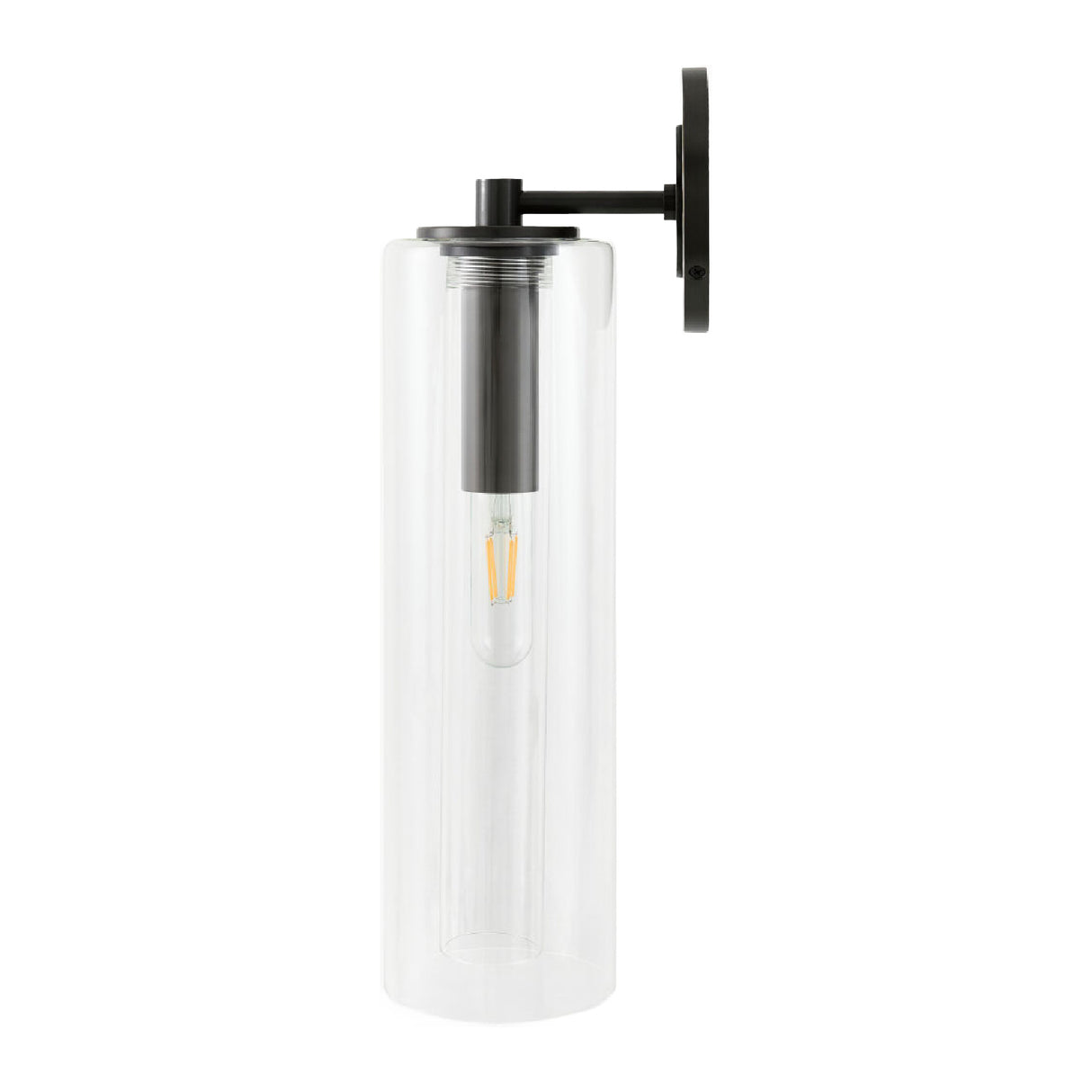 Modern European furniture - Tubular Clear Glass Wall Lamp - www.oroa.com | Oroa.com