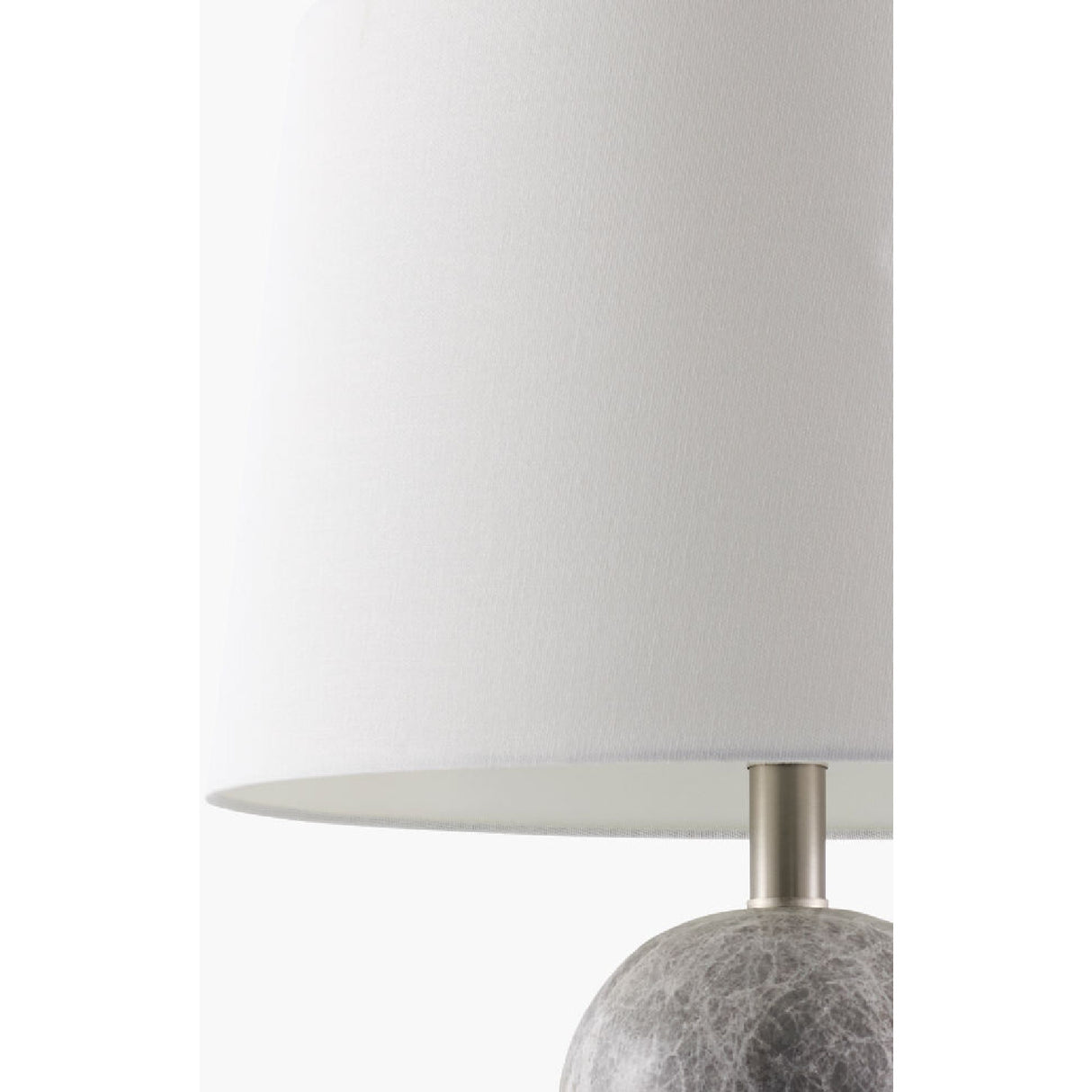 Modern European furniture - Cream Linen Marble Table Lamp - www.oroa.com | Oroa.com