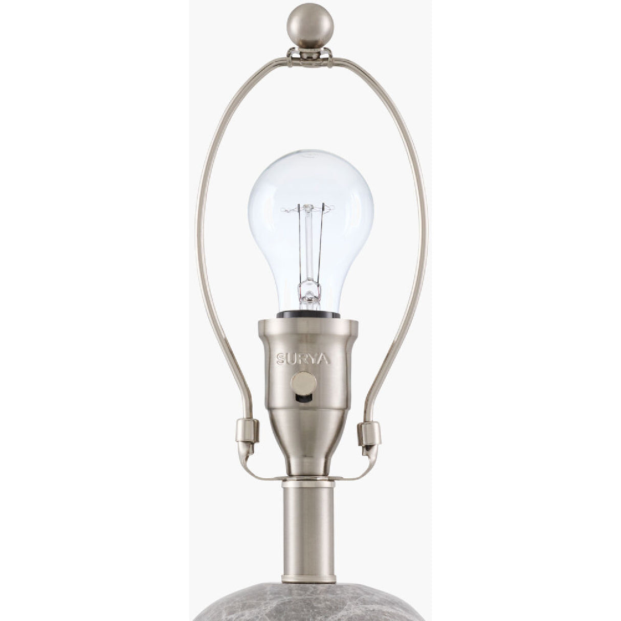 Modern European furniture - Cream Linen Marble Table Lamp - www.oroa.com | Oroa.com