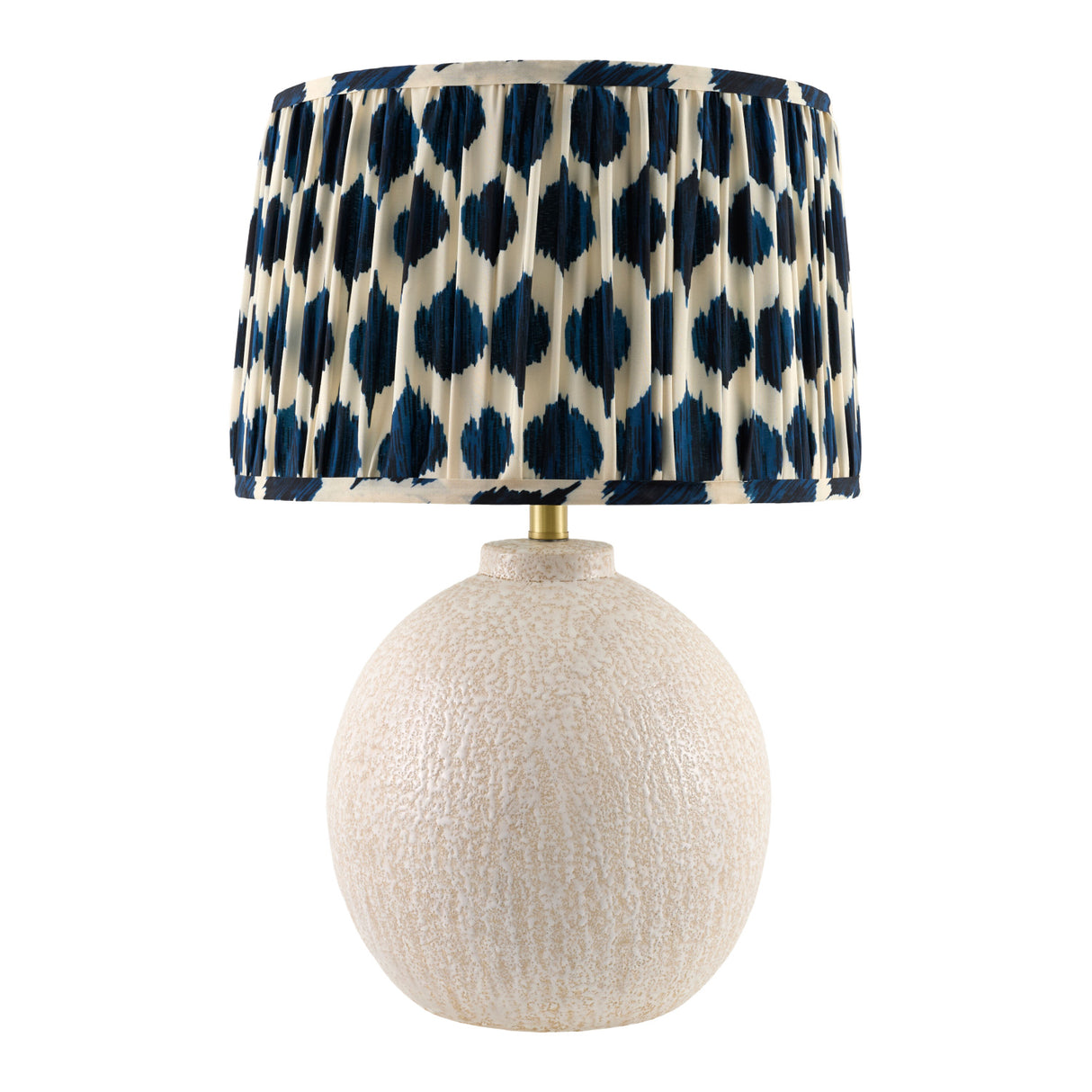 Modern European furniture - Blue Patterned Fabric Table Lamp - www.oroa.com | Oroa.com