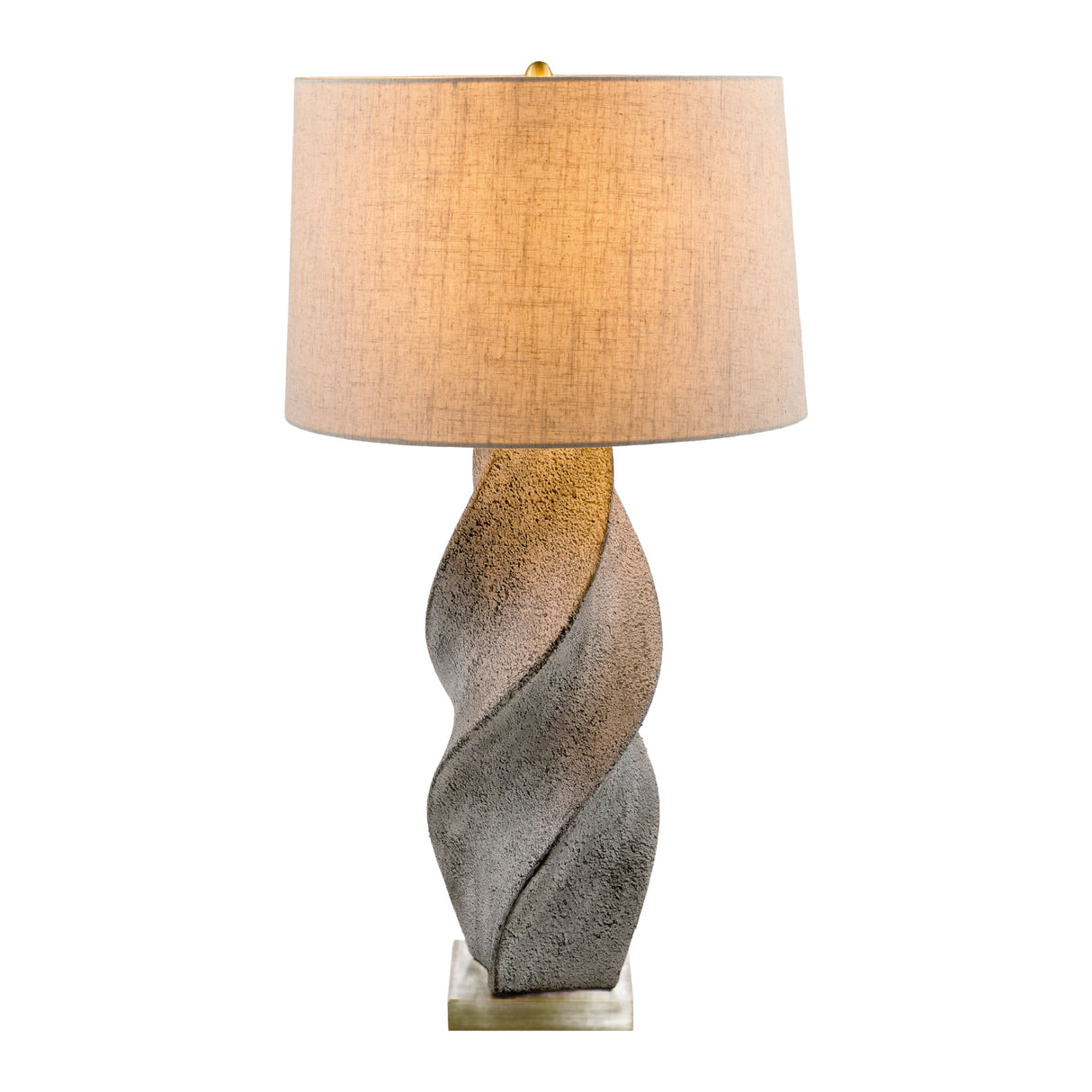 Modern European furniture - Twisted Ceramic Accent Table Lamp - www.oroa.com | Oroa.com