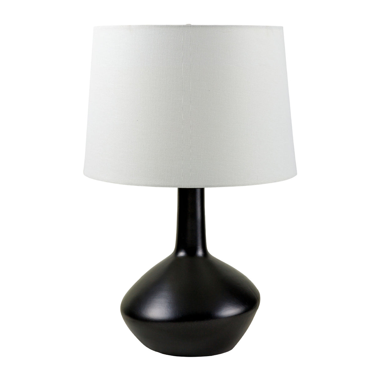 Modern European furniture - Ceramic White Linen Table Lamp - www.oroa.com | Oroa.com