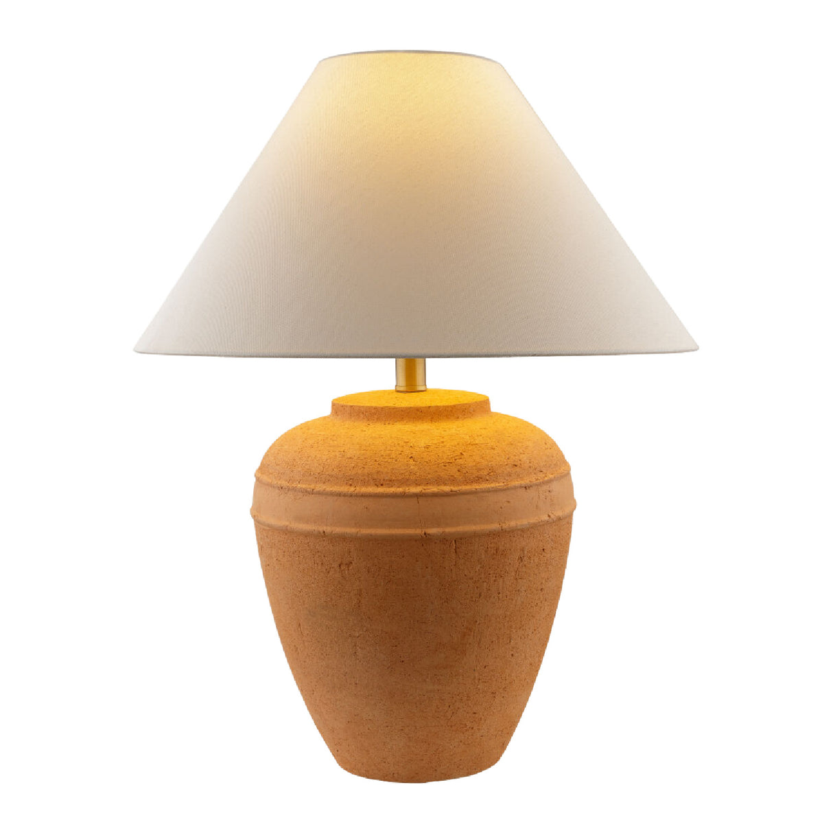 Modern European furniture - Glazed Brown Ceramic Table Lamp - www.oroa.com | Oroa.com
