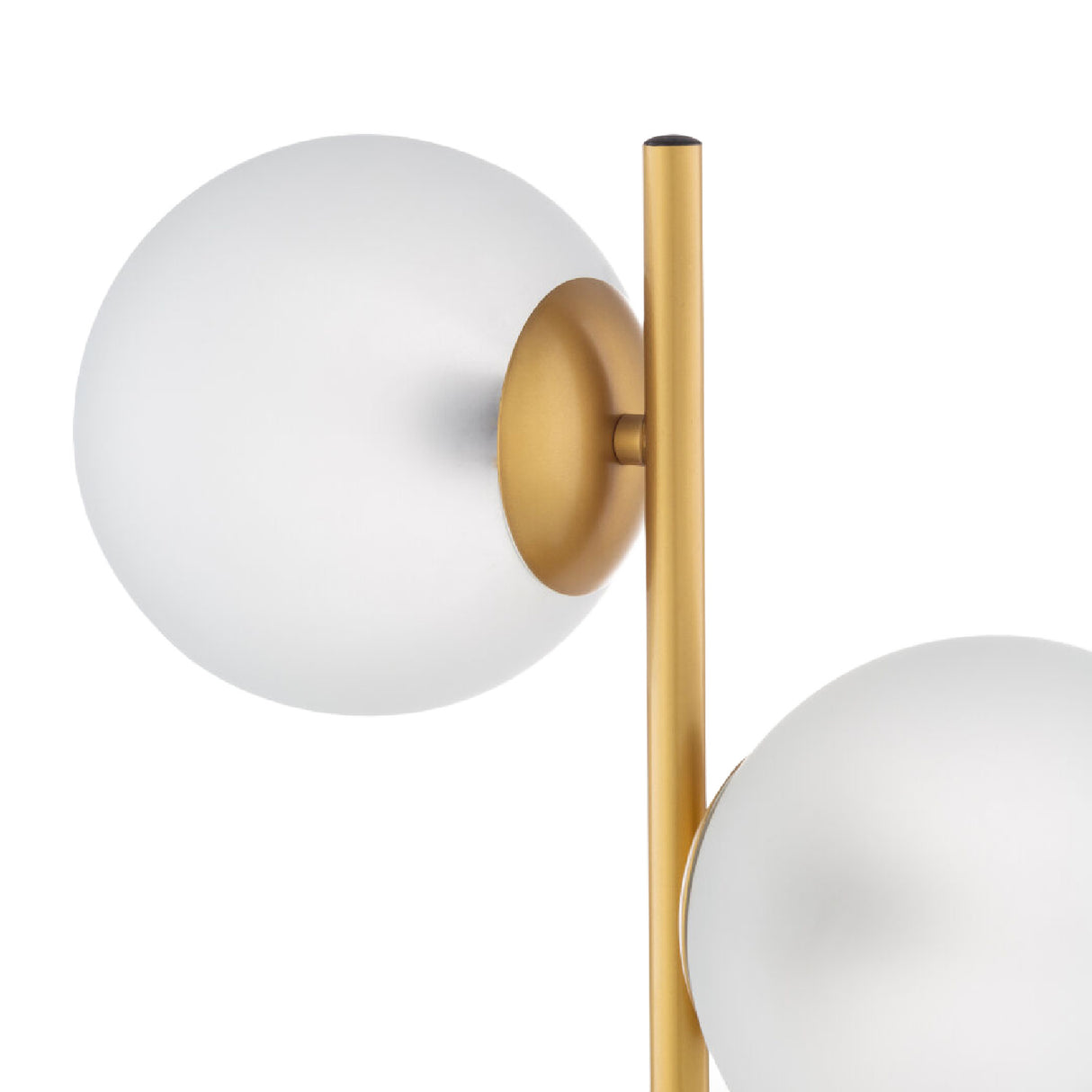 Modern European furniture - Dual White Glass Table Lamp - www.oroa.com | Oroa.com