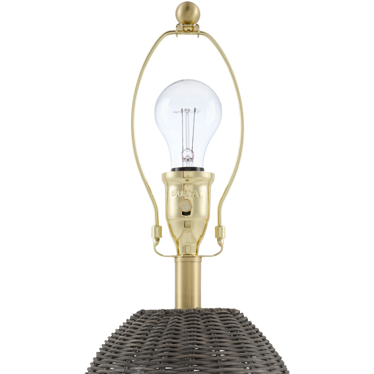 Modern European furniture - Rattan Base Accent Table Lamp L - www.oroa.com | Oroa.com
