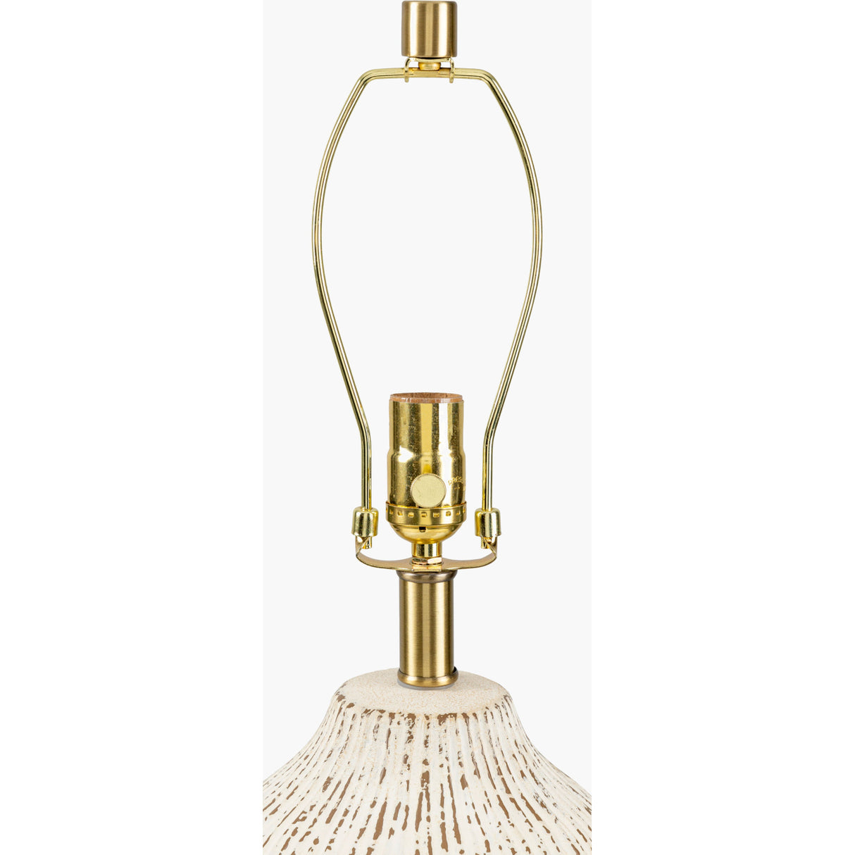 Modern European furniture - Rustic White Ceramic Table Lamp - www.oroa.com | Oroa.com