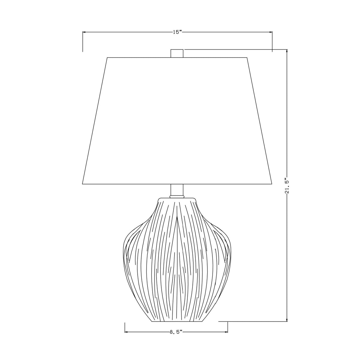 Modern European furniture - Chrome White Ceramic Table Lamp - www.oroa.com | Oroa.com