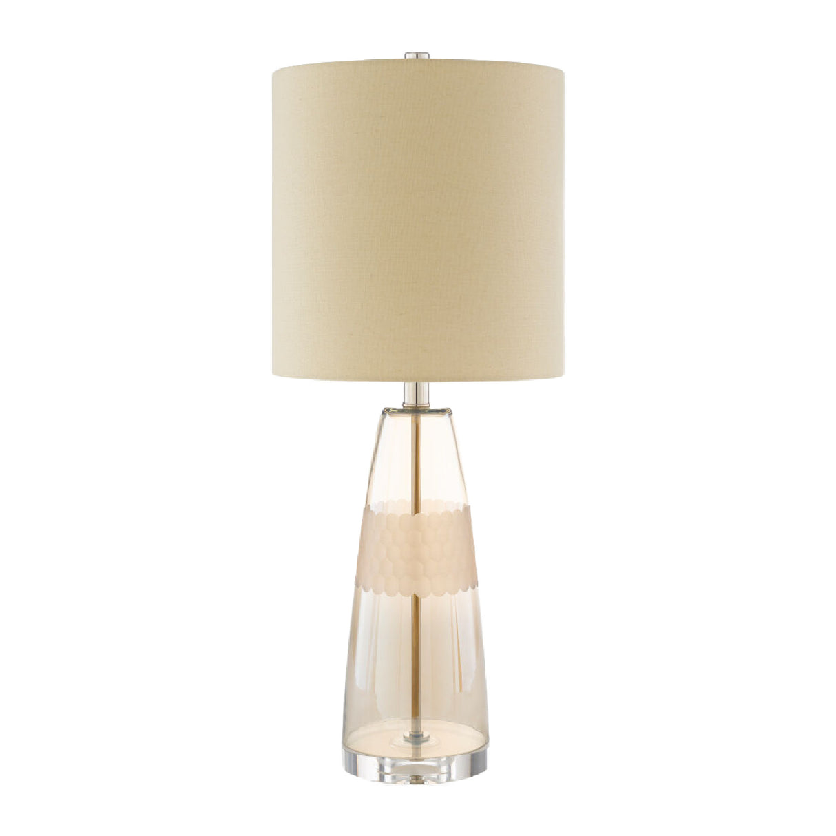 Modern European furniture - Clear Glass Accent Table Lamp - www.oroa.com | Oroa.com