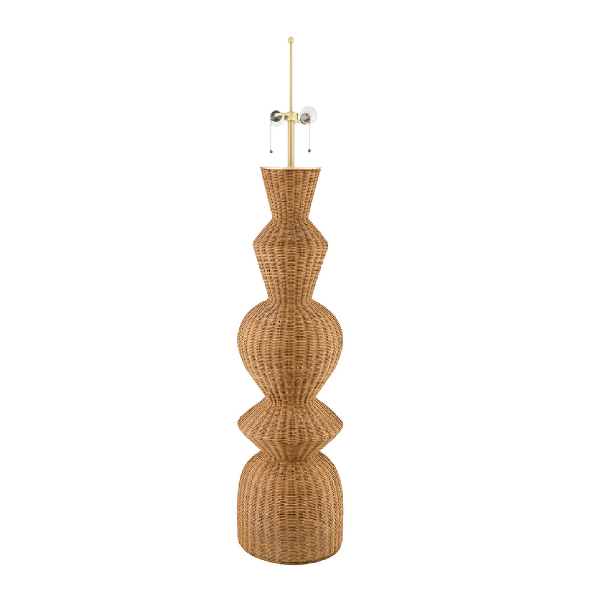 Modern European furniture - Geometrical Rattan Layer Floor Lamp - www.oroa.com | Oroa.com