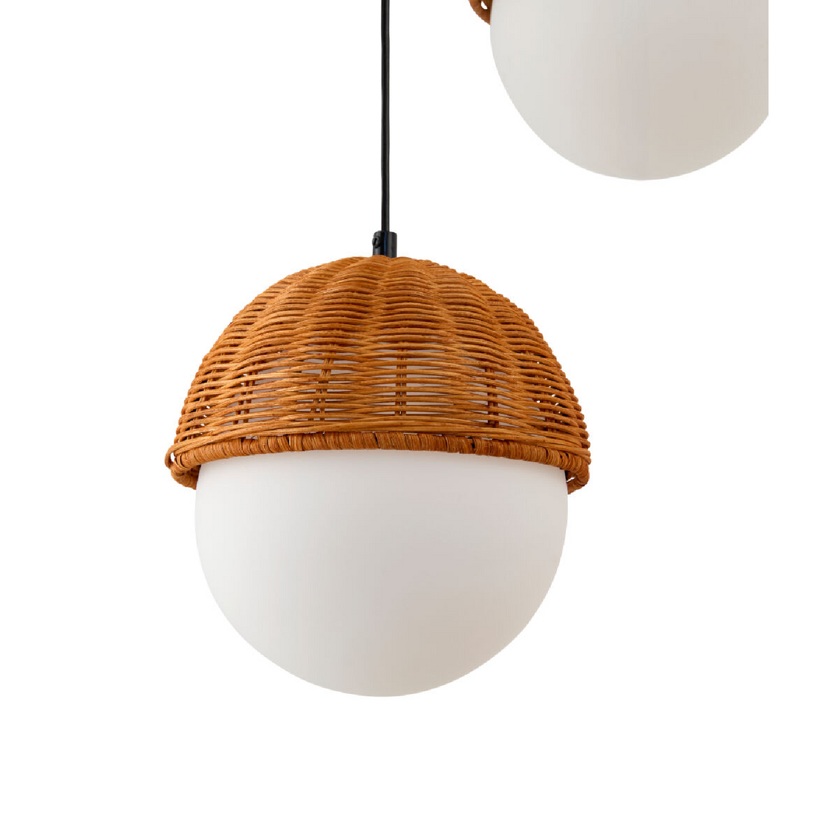 Modern European furniture - White Glass Sphere 9-Light Chandelier - www.oroa.com | Oroa.com