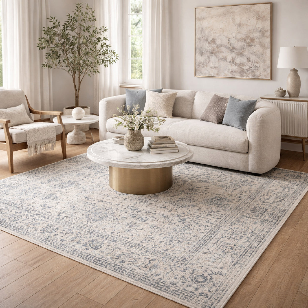 Modern furniture - Handmade Viscose Rectangular Carpet - www.oroa.com | Oroa.com