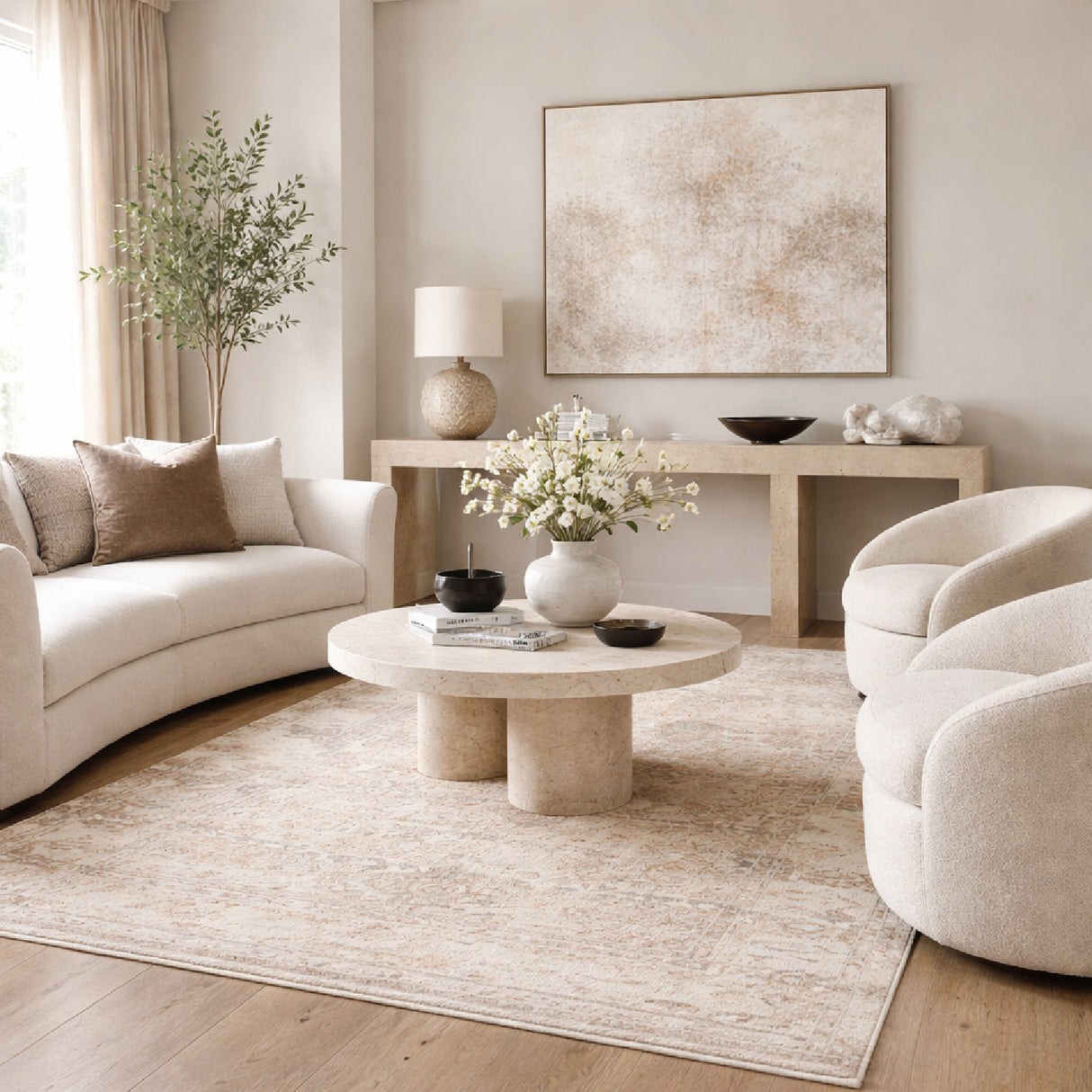 Modern furniture - Handmade Viscose Rectangular Carpet - www.oroa.com | Oroa.com