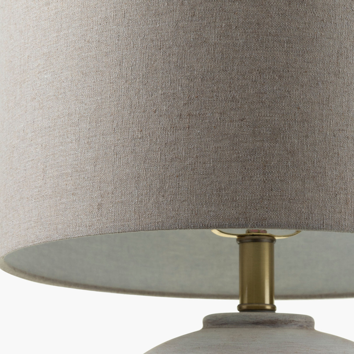 Modern European furniture - Cream Ceramic Accent Table Lamp - www.oroa.com | Oroa.com