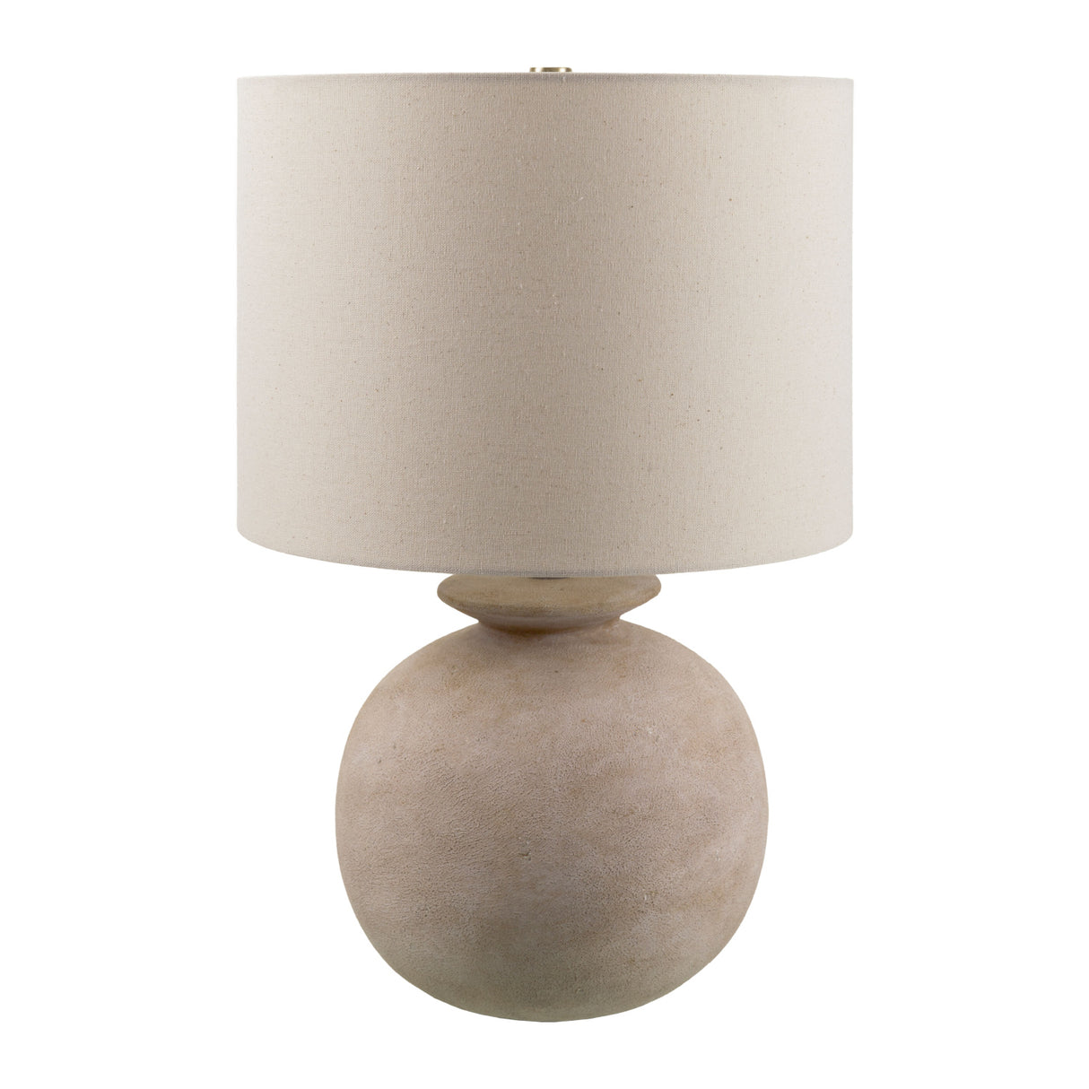 Modern European furniture - Rounded Cream Accent Table Lamp - www.oroa.com | Oroa.com