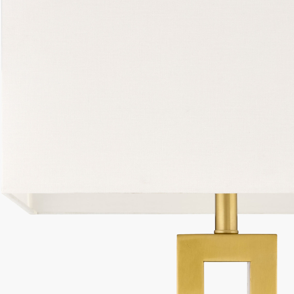 Modern European furniture - White Linen Gold Floor Lamp - www.oroa.com | Oroa.com
