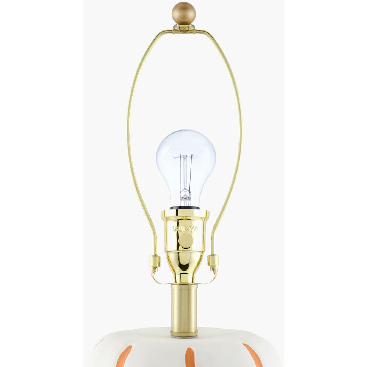 Modern European furniture - Scalloped White Linen Table Lamp - www.oroa.com | Oroa.com