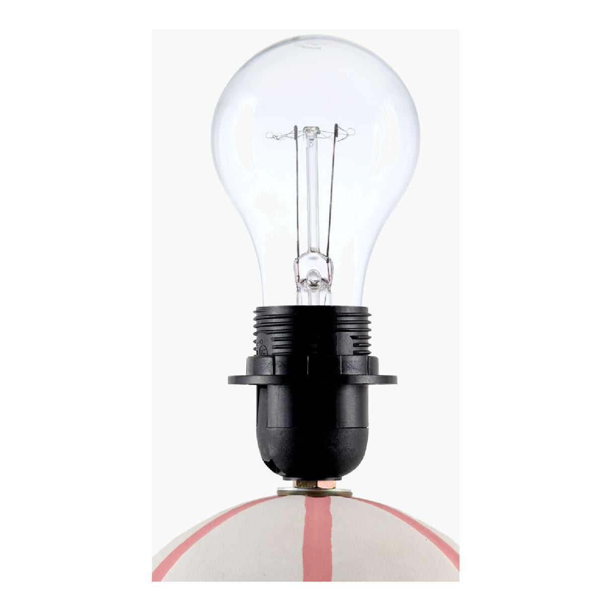 Modern European furniture - Lined Round Ceramic Table Lamp - www.oroa.com | Oroa.com