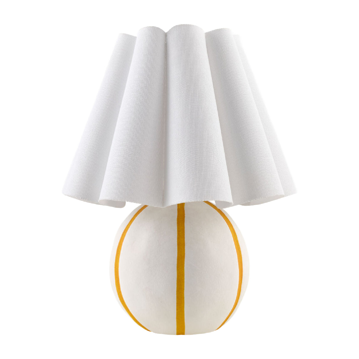 Modern European furniture - Lined Round Ceramic Table Lamp - www.oroa.com | Oroa.com