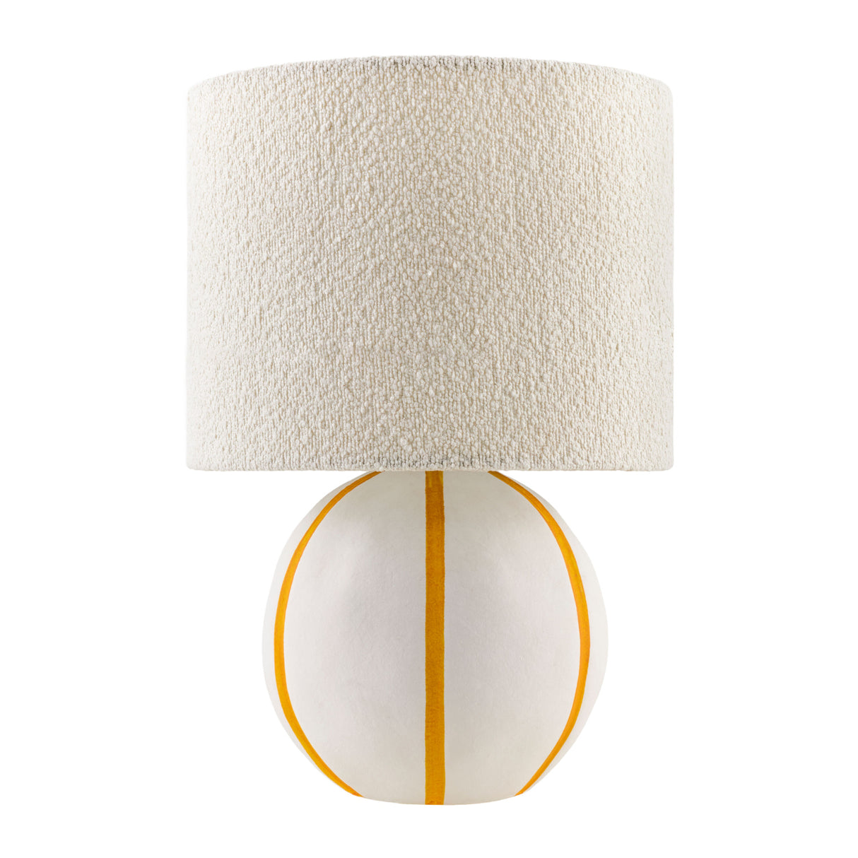 Modern European furniture - Round Lined Ceramic Table Lamp - www.oroa.com | Oroa.com