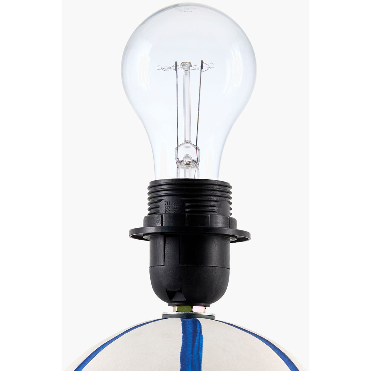 Modern European furniture - Round Lined Ceramic Table Lamp - www.oroa.com | Oroa.com