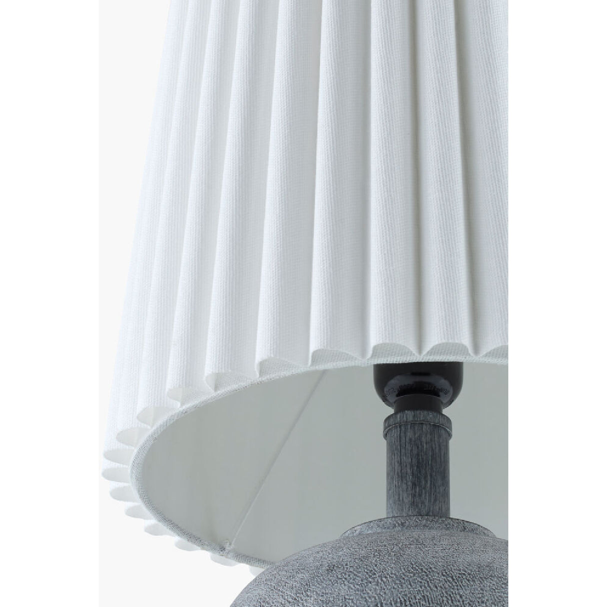 Modern European furniture - Fluted Linen Table Lamp Set (2) - www.oroa.com | Oroa.com