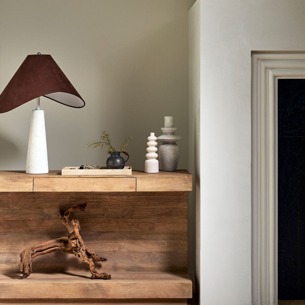 Modern European furniture - White Ceramic Layered Vase - www.oroa.com | Oroa.com