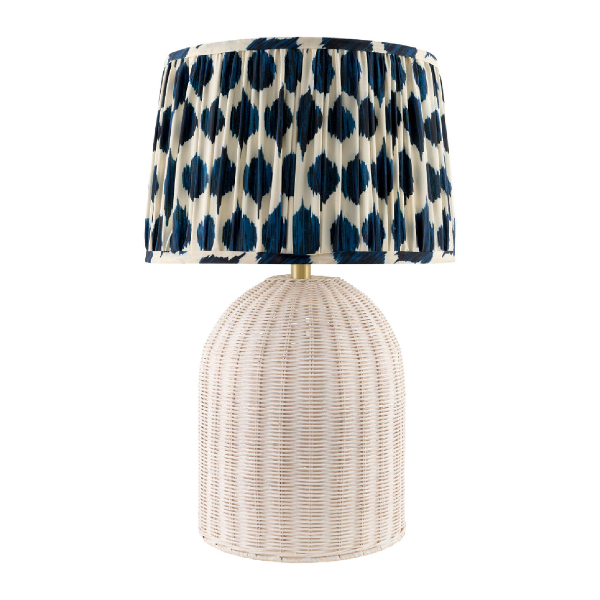 Modern European furniture - Blue Patterned Fabric Table Lamp - www.oroa.com | Oroa.com
