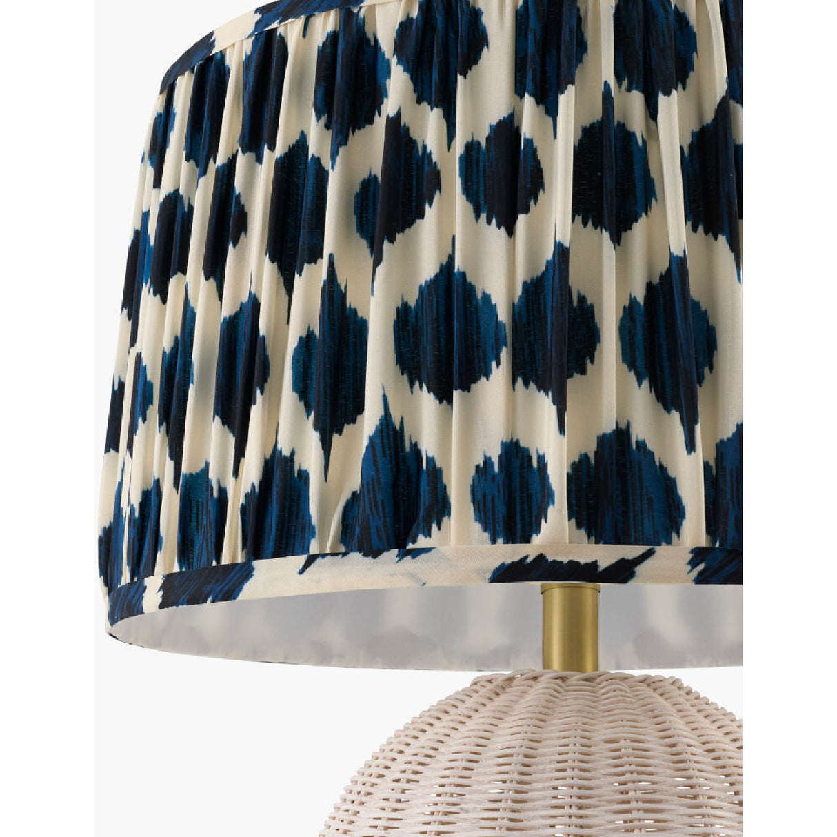 Modern European furniture - Blue Patterned Fabric Table Lamp - www.oroa.com | Oroa.com