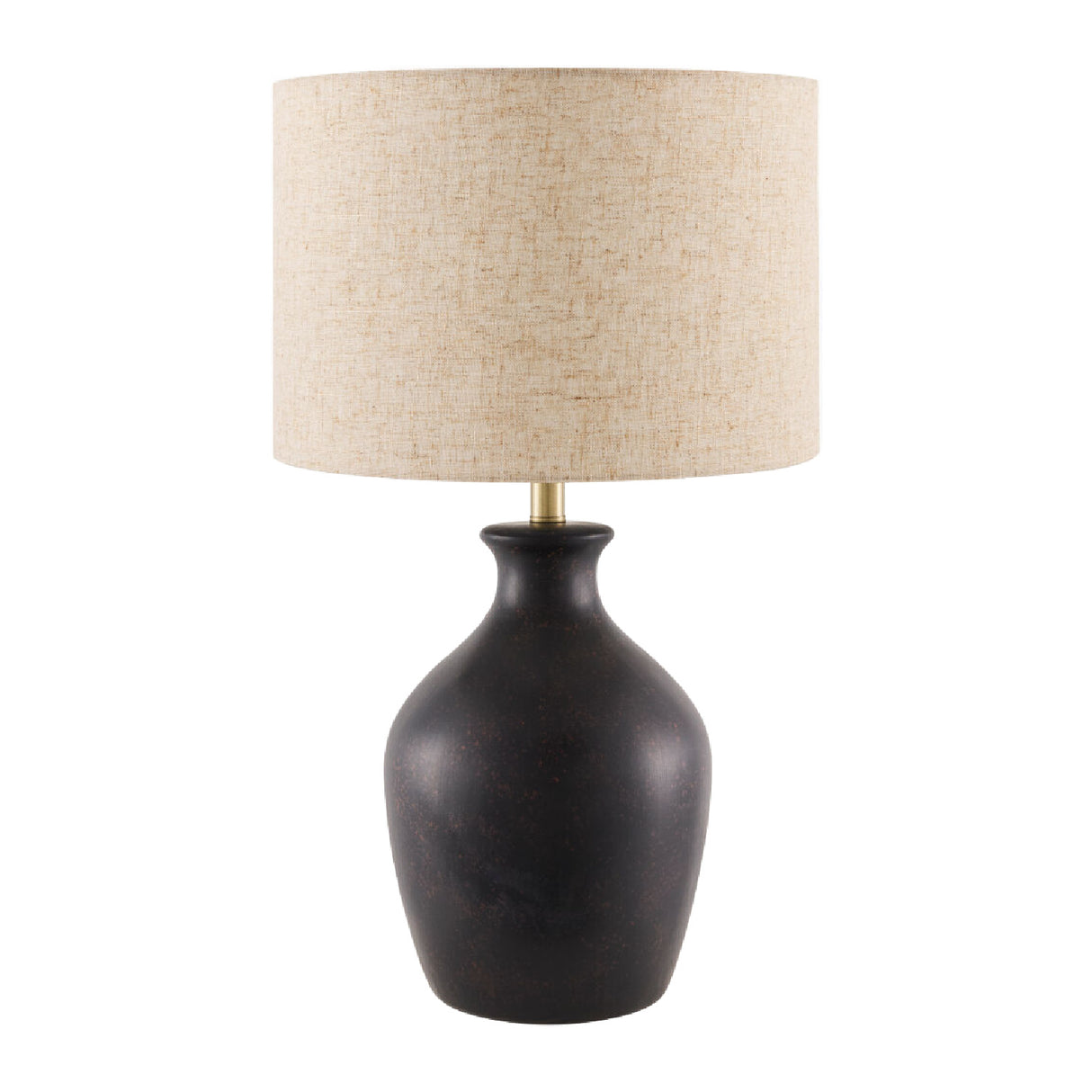Modern European furniture - Linen Drum Shade Table Lamp - www.oroa.com | Oroa.com