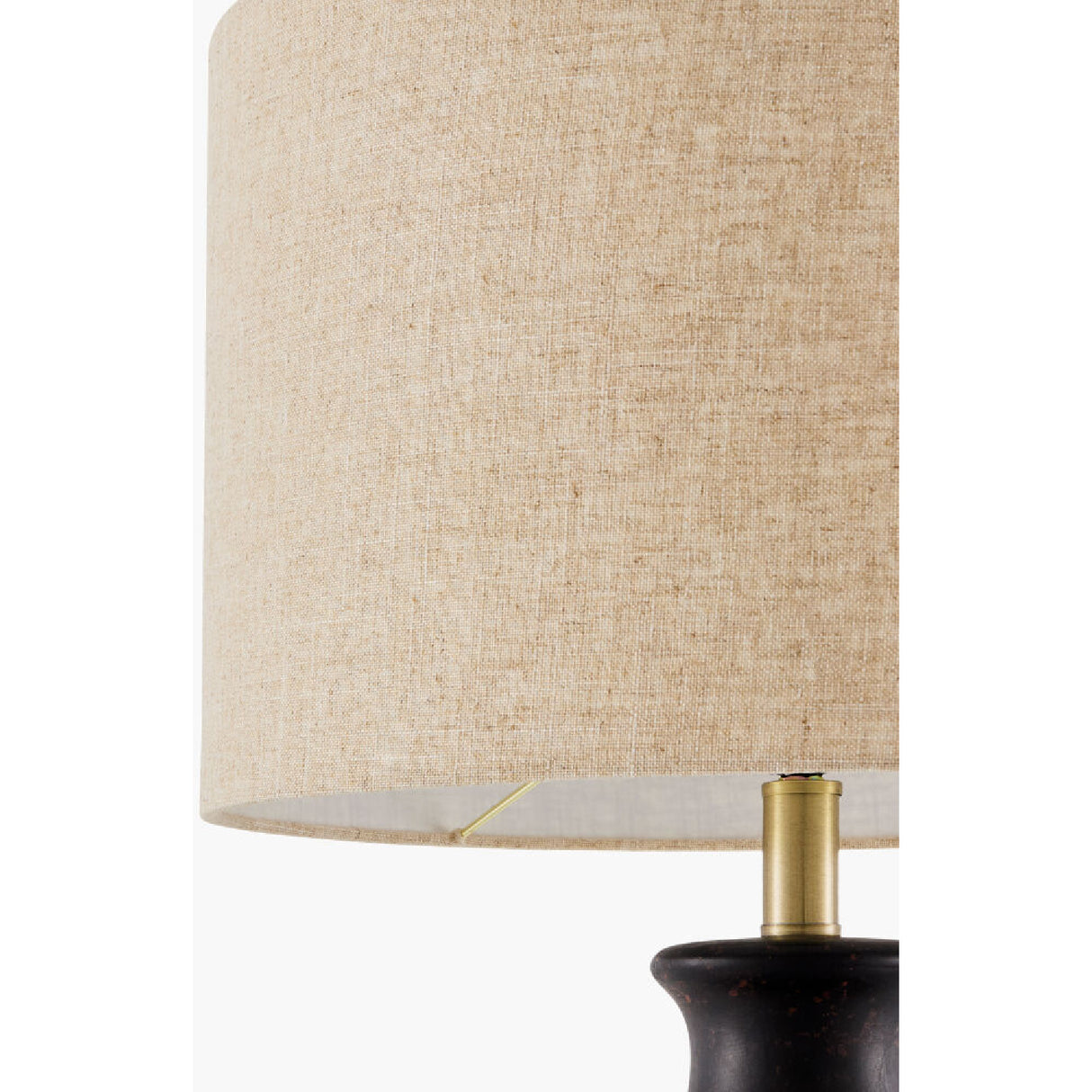 Modern European furniture - Linen Drum Shade Table Lamp - www.oroa.com | Oroa.com