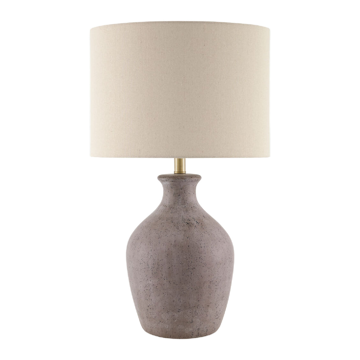 Modern European furniture - Linen Drum Shade Table Lamp - www.oroa.com | Oroa.com