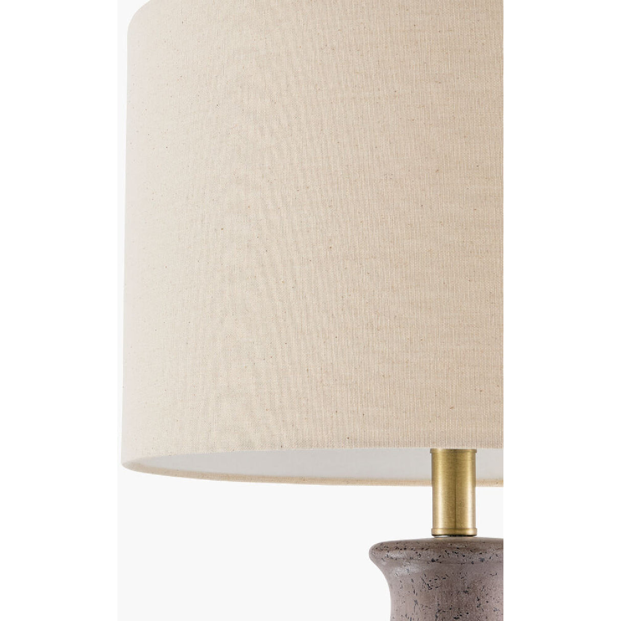 Modern European furniture - Linen Drum Shade Table Lamp - www.oroa.com | Oroa.com