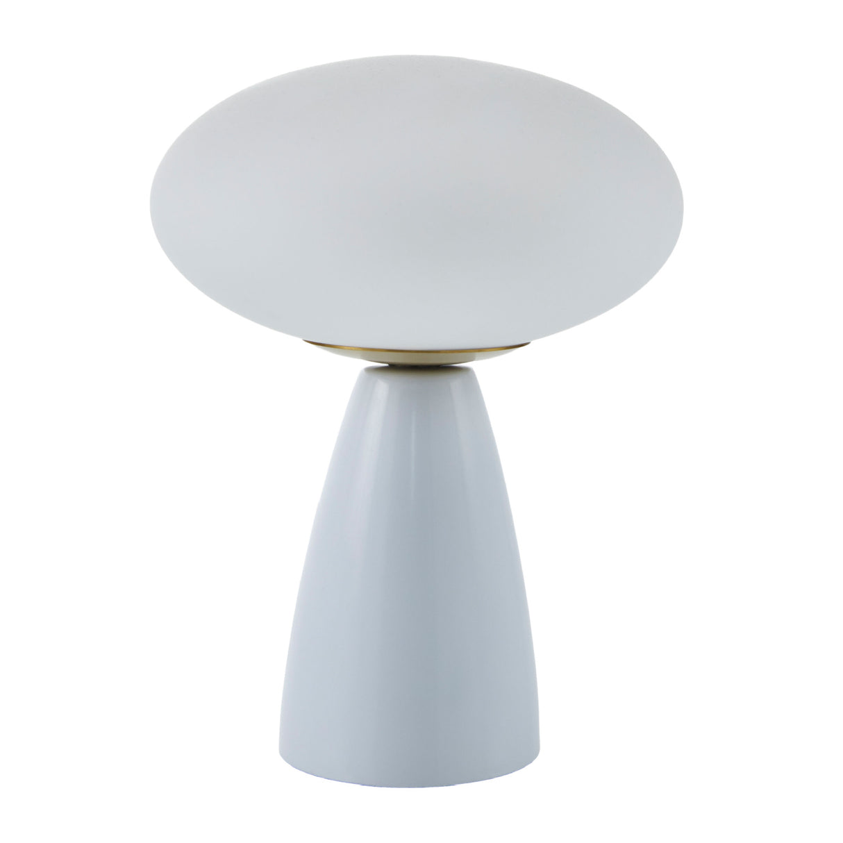 Modern European furniture - Oval White Glass Table Lamp - www.oroa.com | Oroa.com