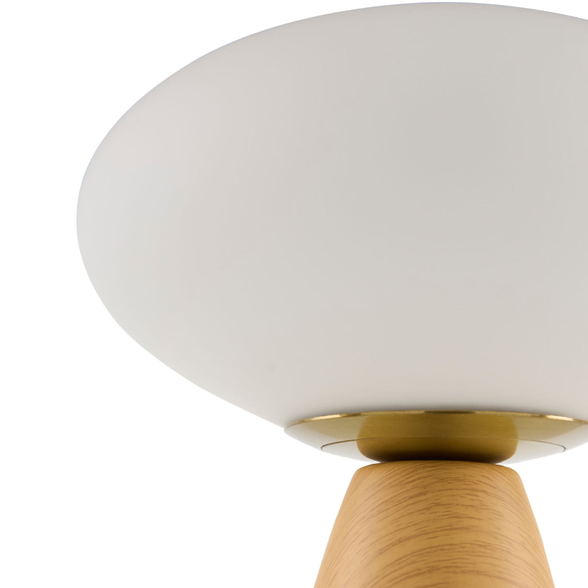 Modern European furniture - Oval White Glass Table Lamp - www.oroa.com | Oroa.com
