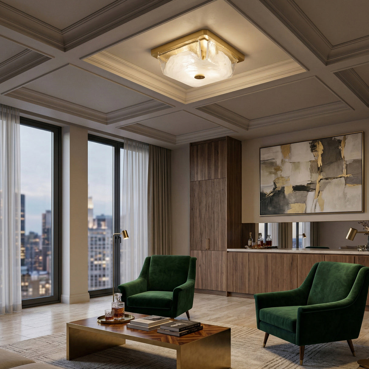 Modern European furniture - Gold Clear Glass Wall Lamp - www.oroa.com | Oroa.com