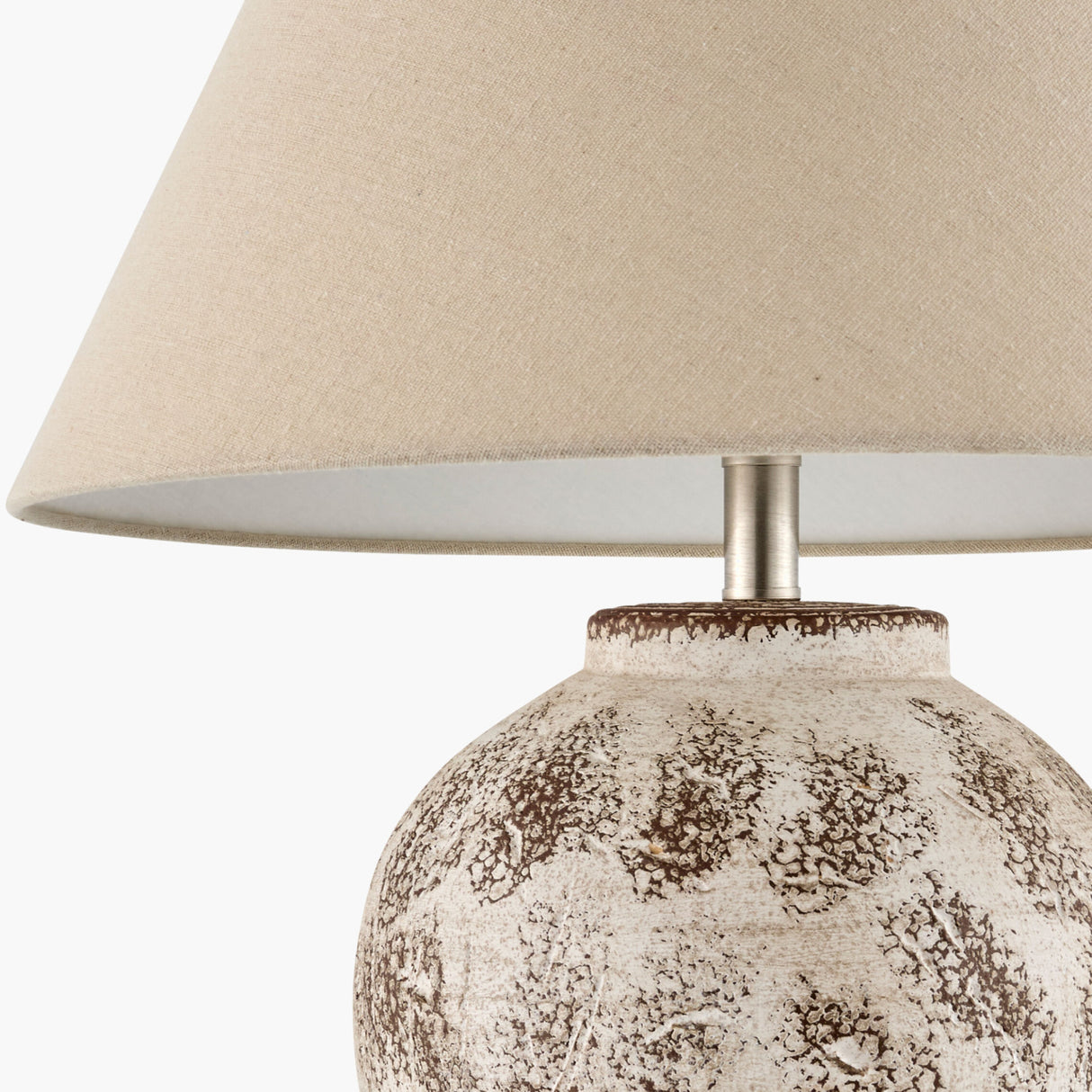 Modern European furniture - Rustic Brown Ceramic Table Lamp - www.oroa.com | Oroa.com