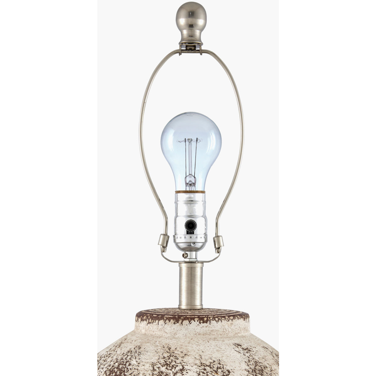 Modern European furniture - Rustic Brown Ceramic Table Lamp - www.oroa.com | Oroa.com