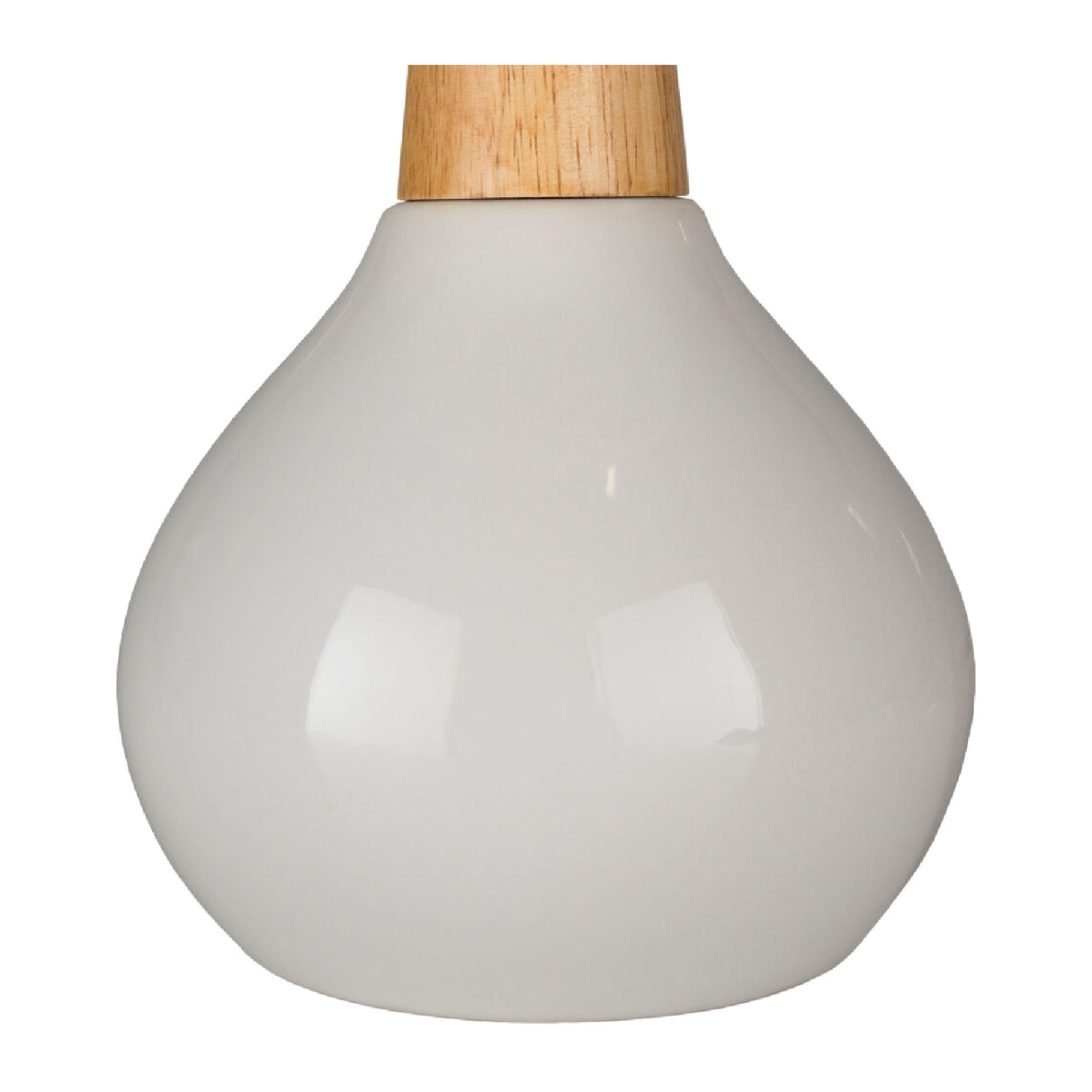Ceramic Wood Base Table Lamp | Oroa.com
