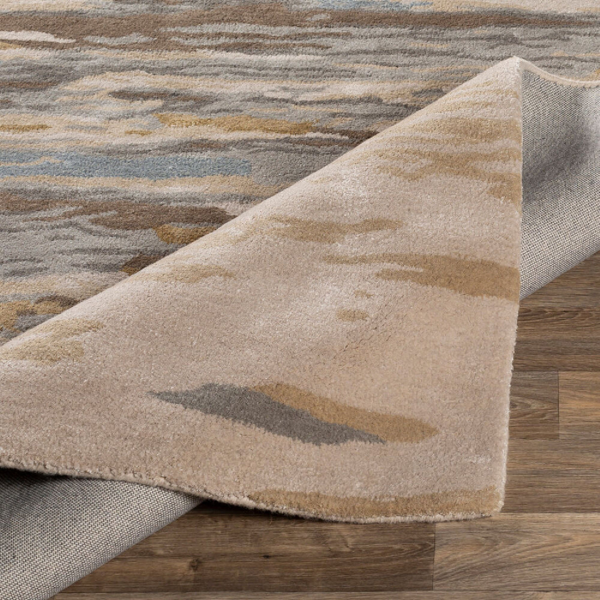 Modern European furniture - Multicolored Viscose Wool Blend Carpet - www.oroa.com | Oroa.com