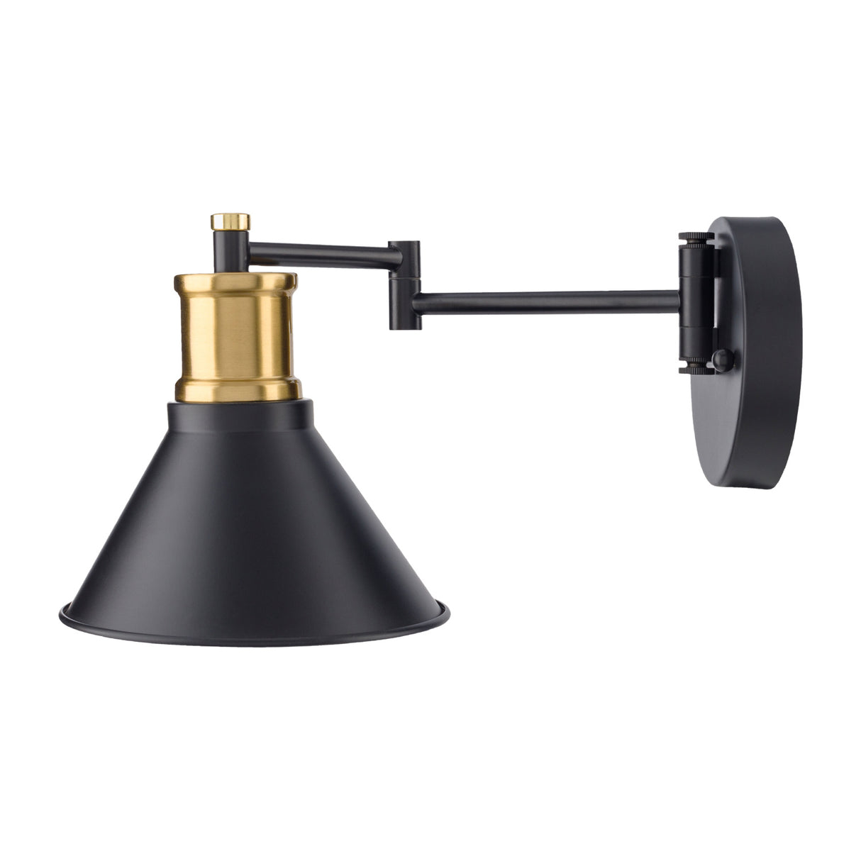 Modern European furniture - Black Metal Conical Wall Lamp - www.oroa.com | Oroa.com