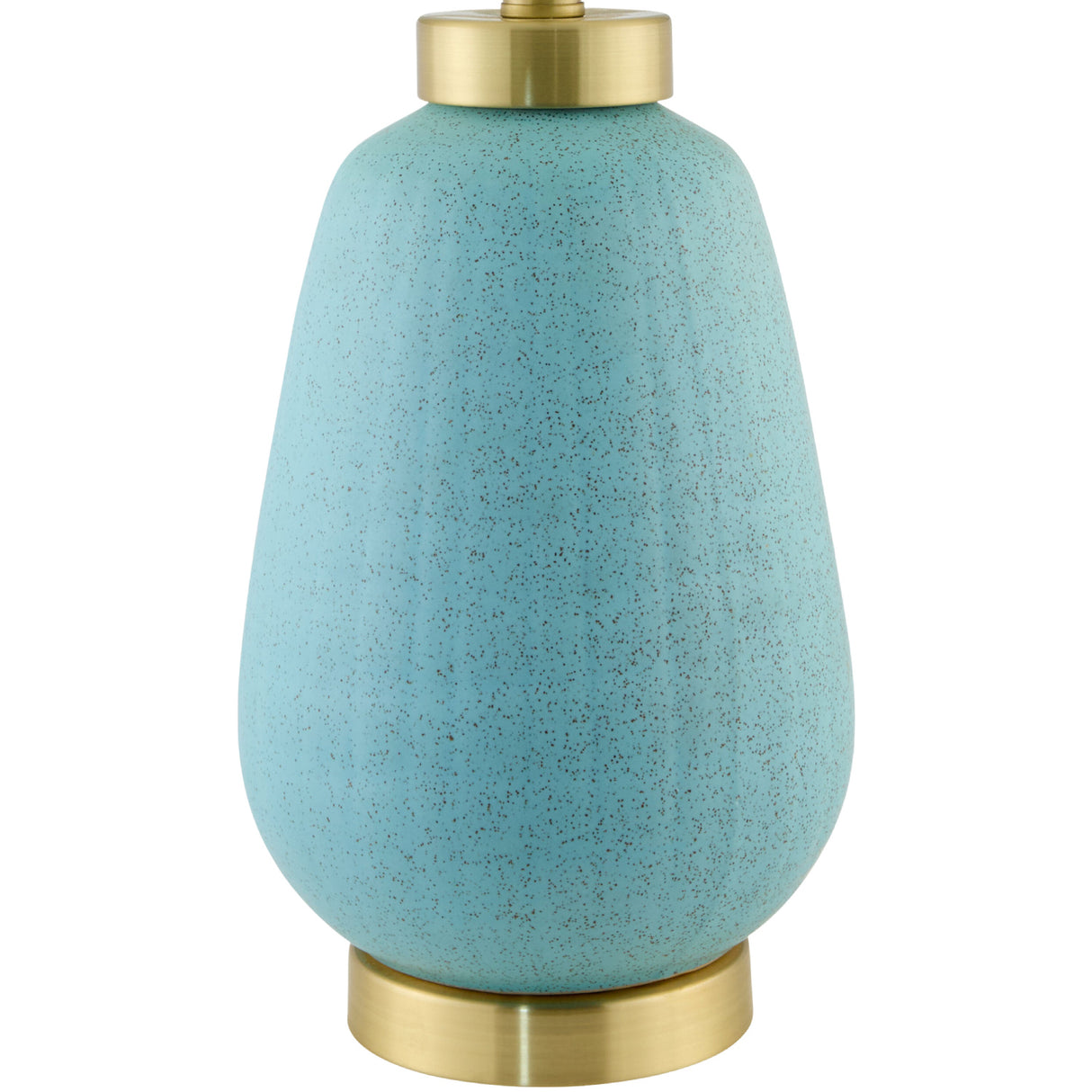 Modern European furniture - Glazed Teal Ceramic Table Lamp - www.oroa.com | Oroa.com