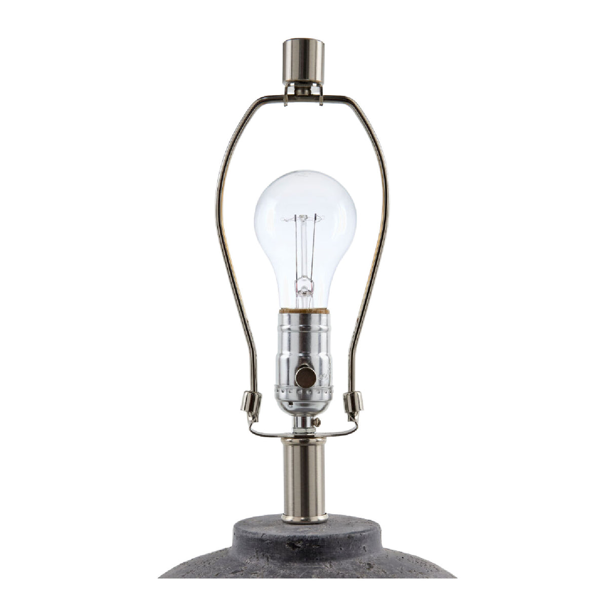 Modern European furniture - Gray Cement Accent Table Lamp - www.oroa.com | Oroa.com