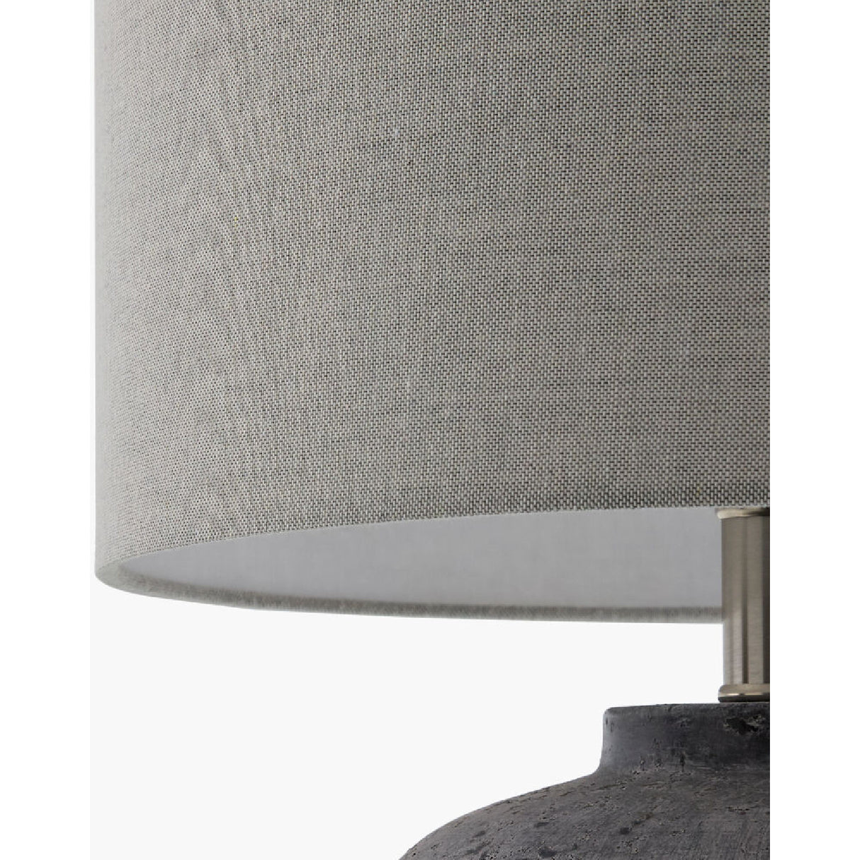 Modern European furniture - Gray Cement Accent Table Lamp - www.oroa.com | Oroa.com