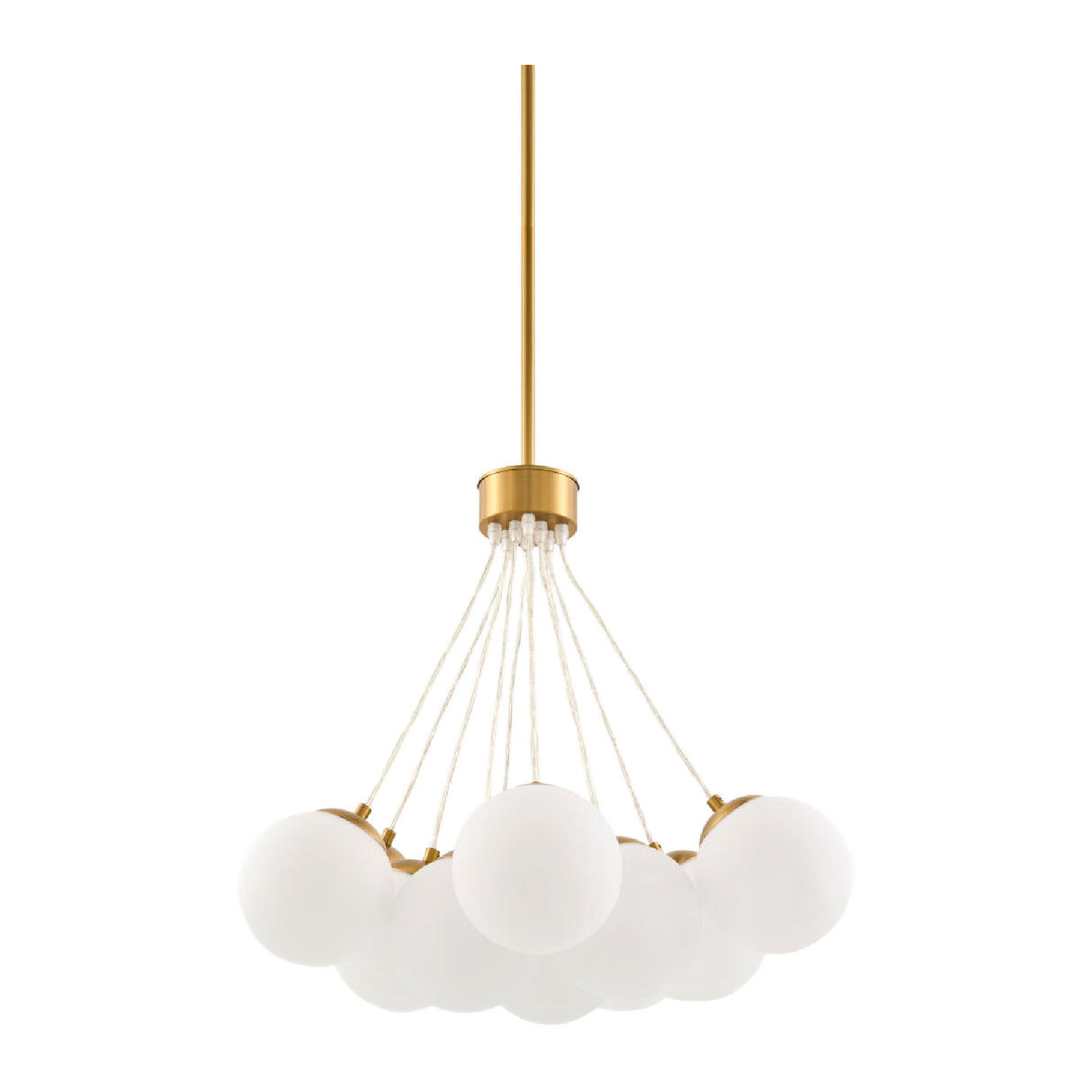 Modern European furniture - Glass Globes 11-Light Chandelier - www.oroa.com | Oroa.com
