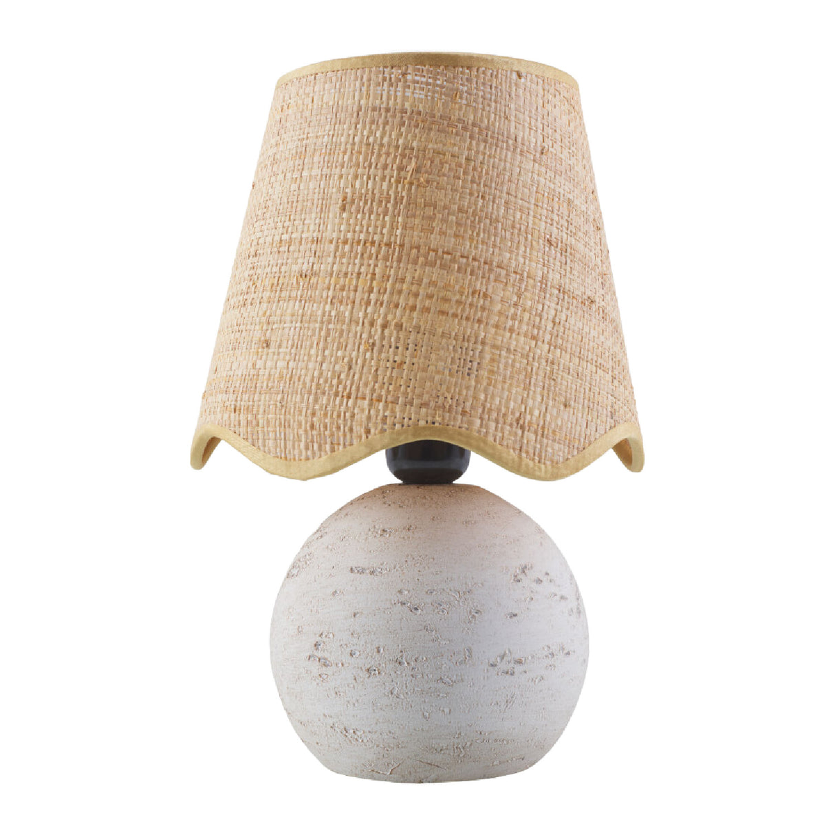 Modern European furniture - Organic Round Base Table Lamp - www.oroa.com | Oroa.com
