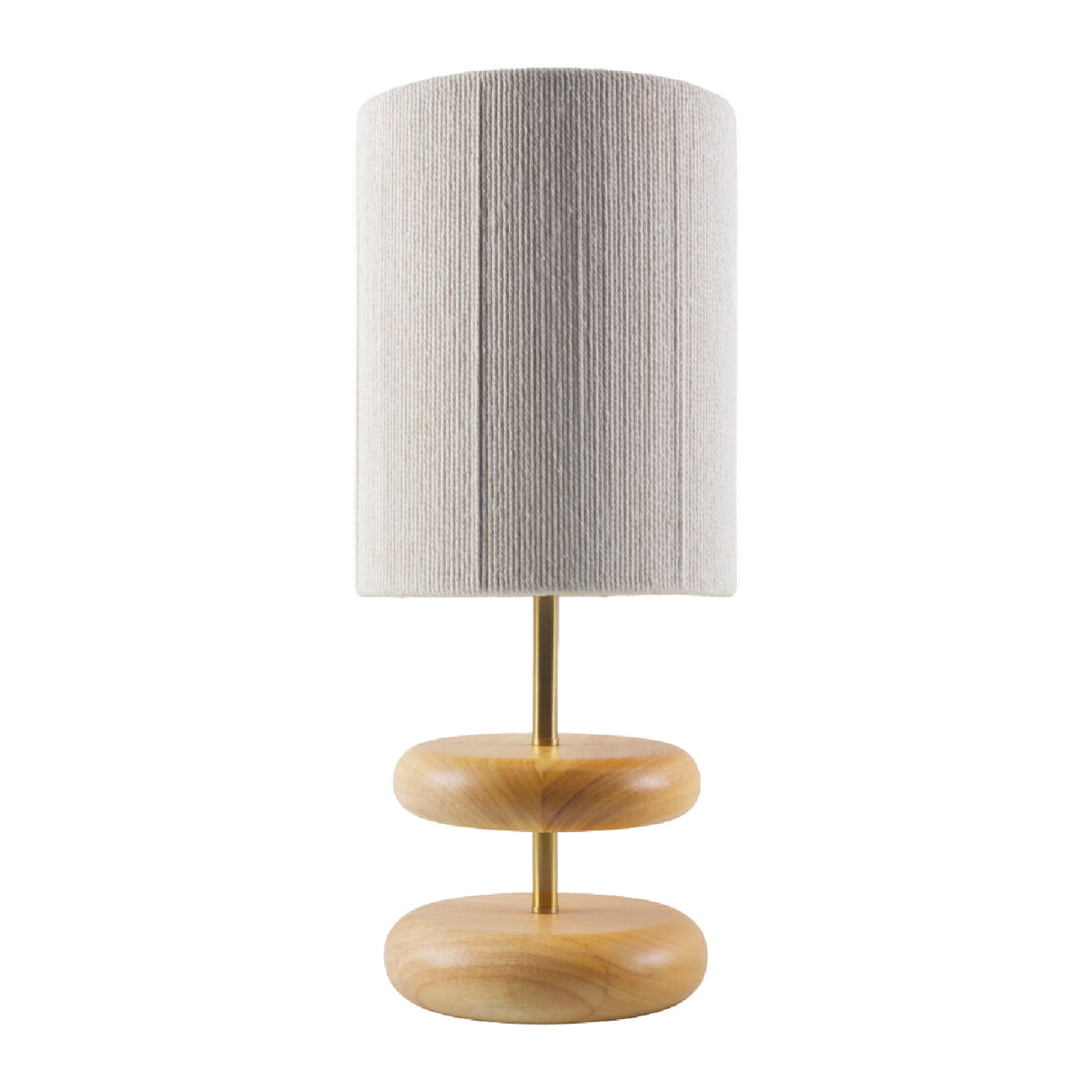 Modern European furniture - White Jute Accent Table Lamp - www.oroa.com | Oroa.com