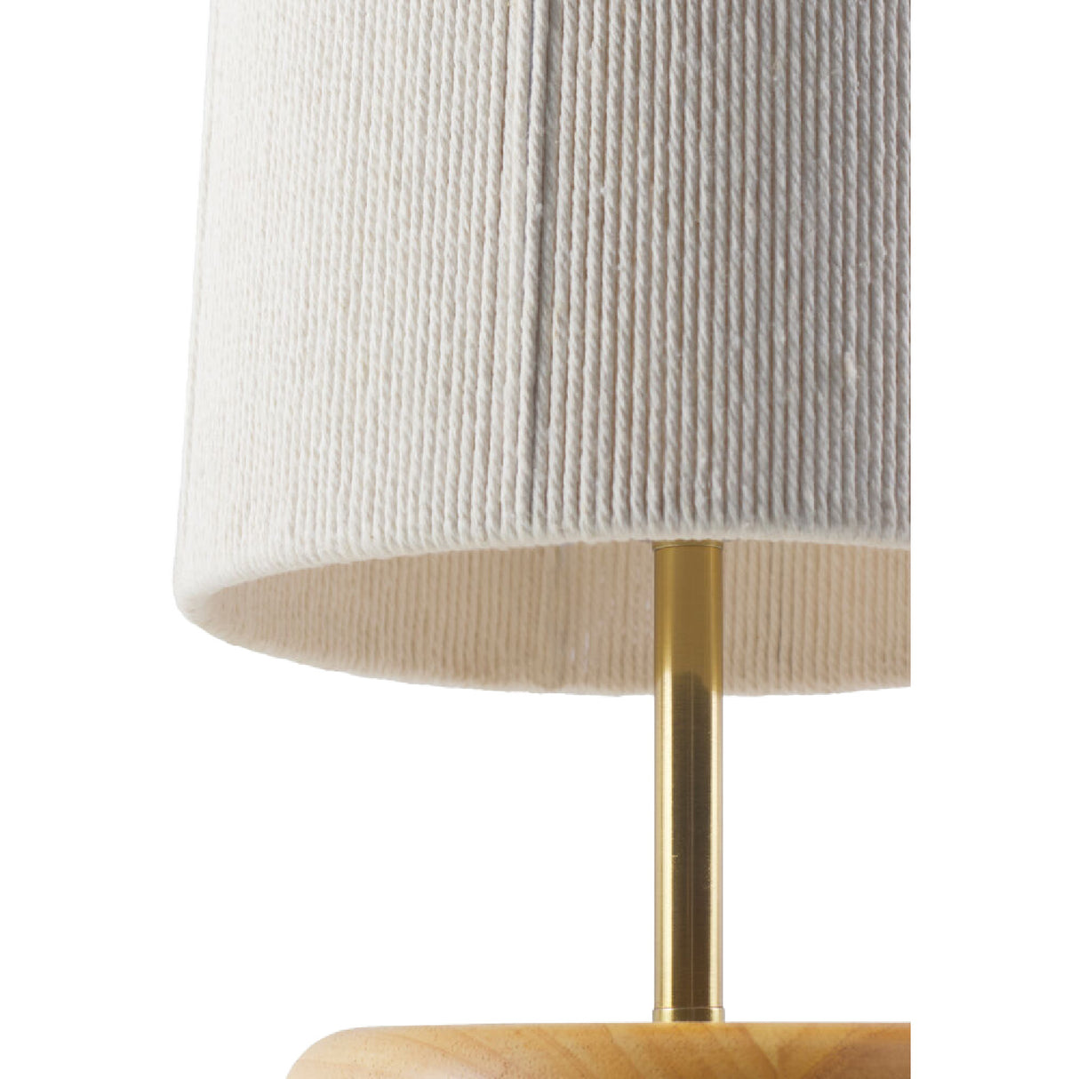 Modern European furniture - White Jute Accent Table Lamp - www.oroa.com | Oroa.com