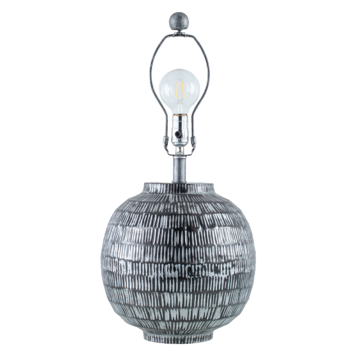 Modern European furniture - Antiqued Black Accent Table Lamp - www.oroa.com | Oroa.com