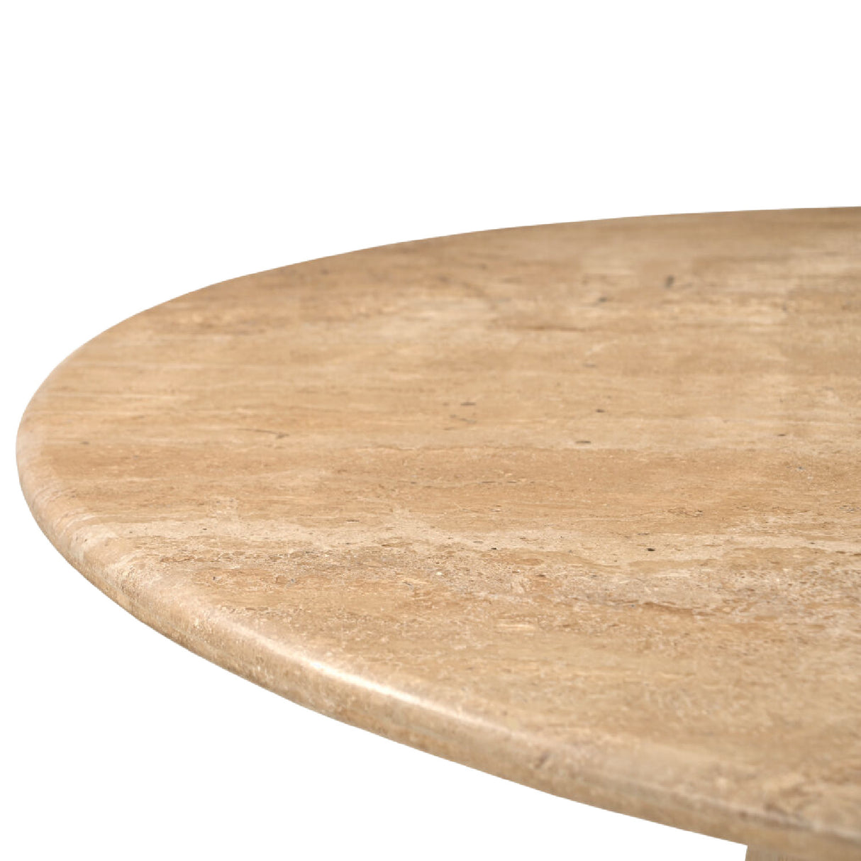 Modern furniture - Round Travertine Dining Table - www.oroa.com | Oroa.com