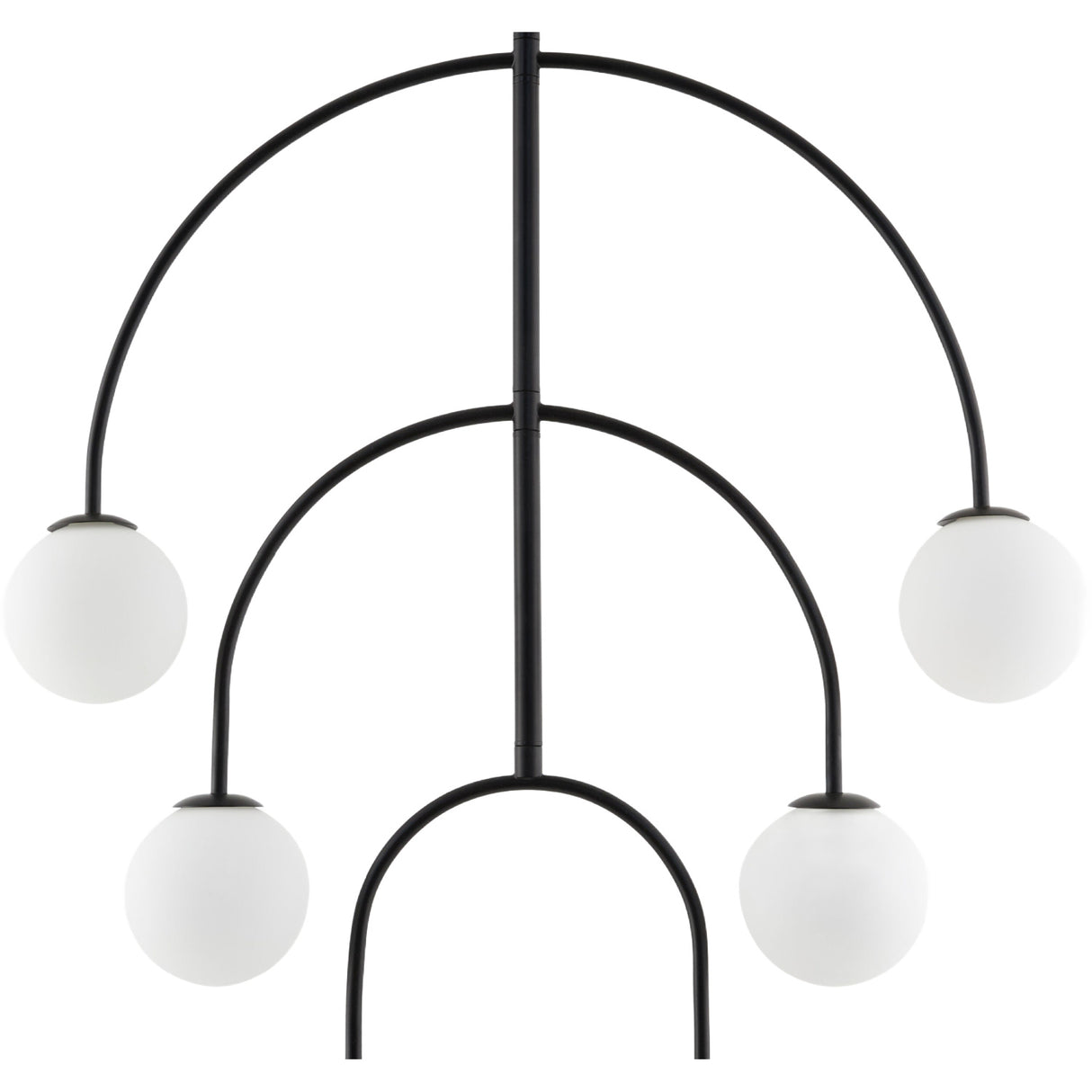 Modern European furniture - Back Arched 6-Light Chandelier - www.oroa.com | Oroa.com
